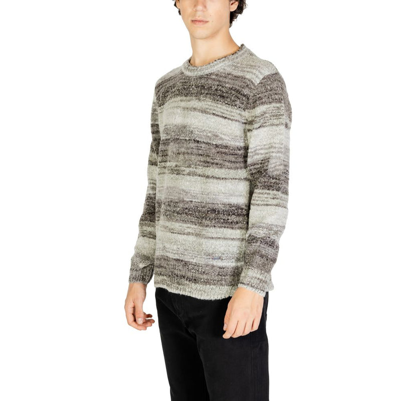 Gray Polyacrylic Sweater