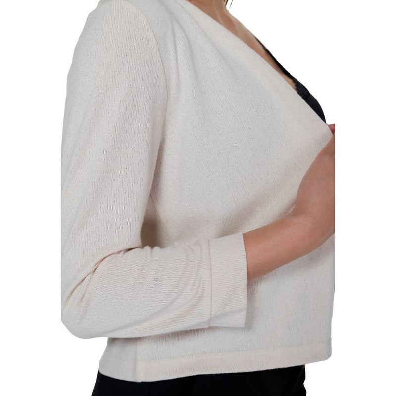 Beige Viscose Cardigan