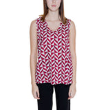 Red Viscose Tops & T-Shirt