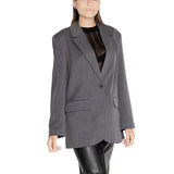 Gray Recycled Polyester Suits & Blazer