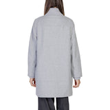 Gray Polyester Jackets & Coat