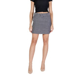 Gray Polyester Skirt