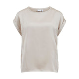 Gold Cotton Tops & T-Shirt