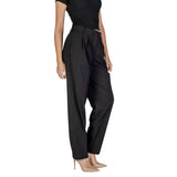 Black Polyester Jeans & Pant