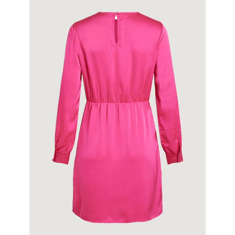 Pink Polyester Dress