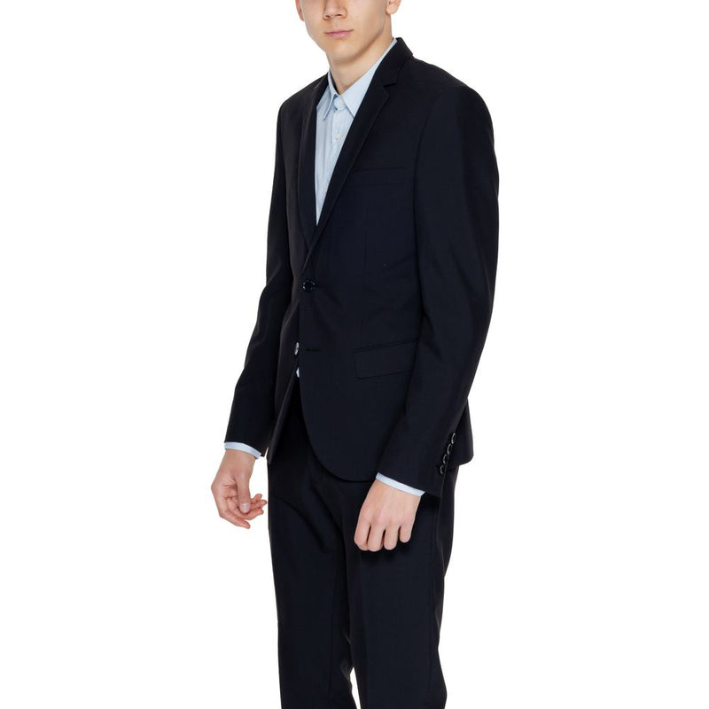 Black Polyester Suit