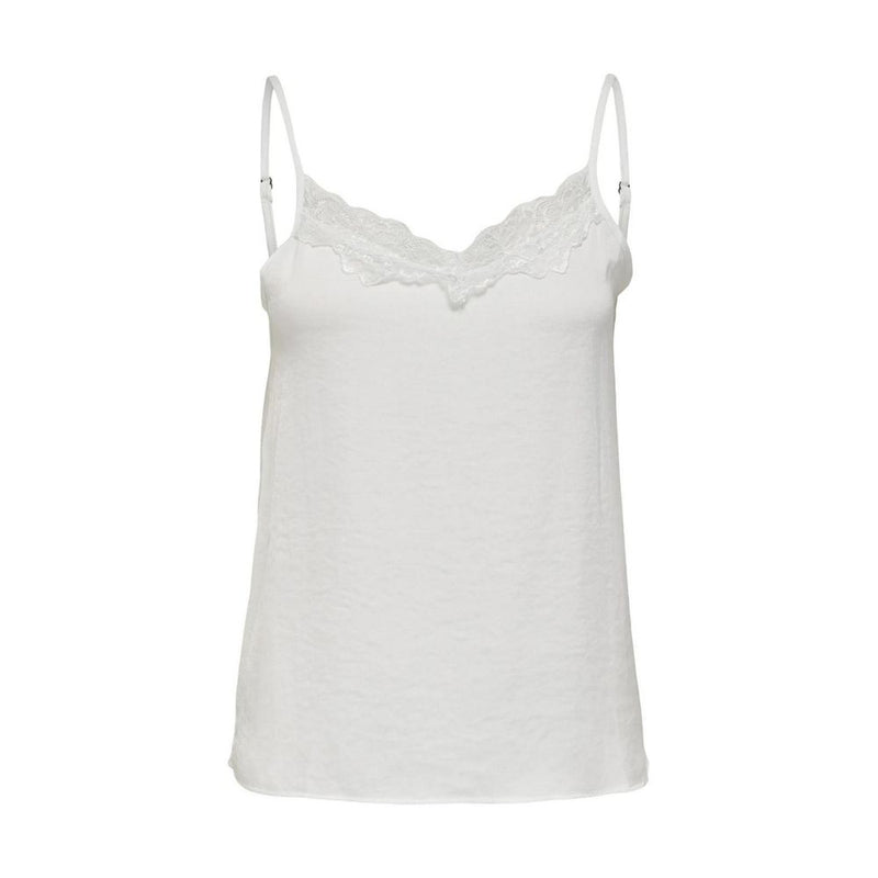 White Polyester Tops & T-Shirt