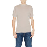 Beige Cotton T-Shirt