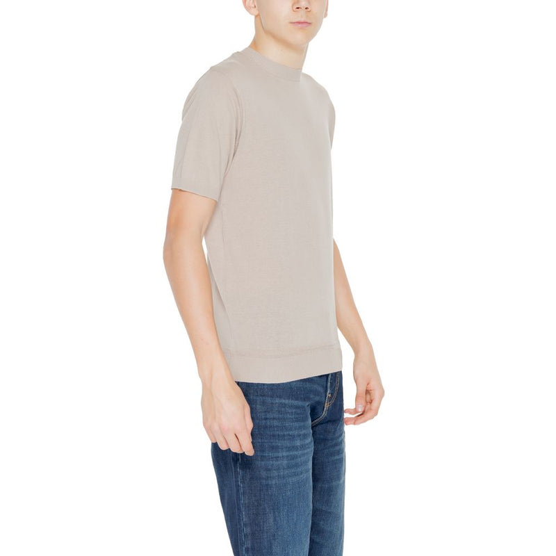 Beige Cotton T-Shirt