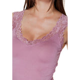 Pink Viscose Tops & T-Shirt