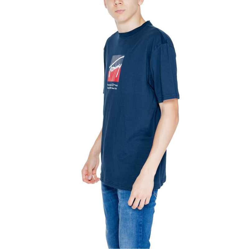 Blue Cotton Rigenerato T-Shirt