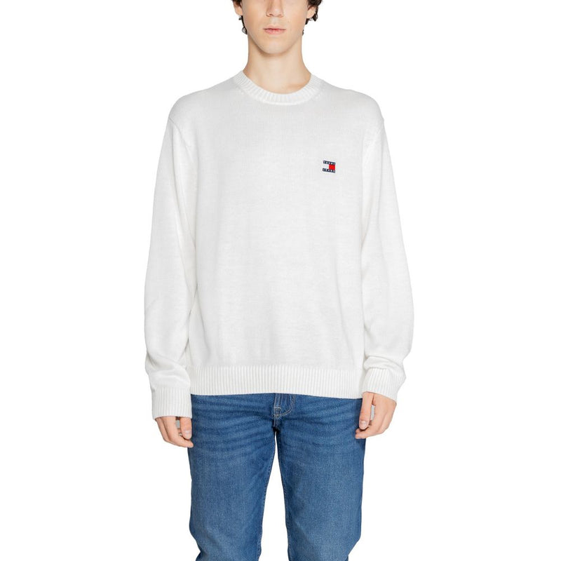 White Recycled Polyester Sweater