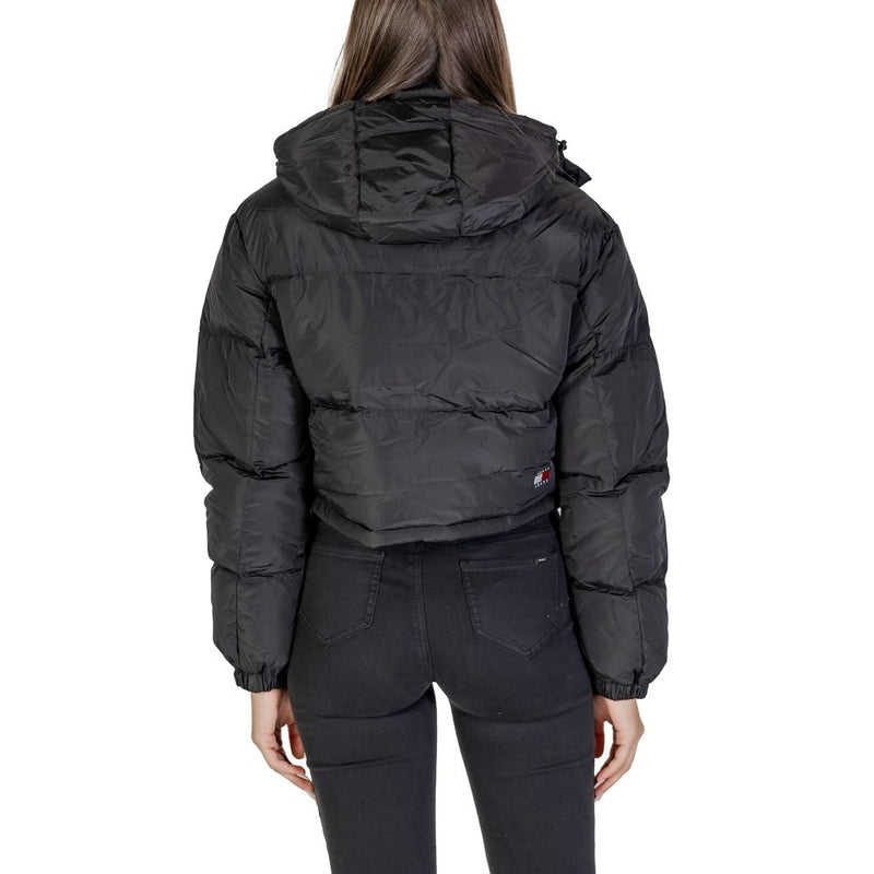 Black Recycled Polyester Jackets & Coat