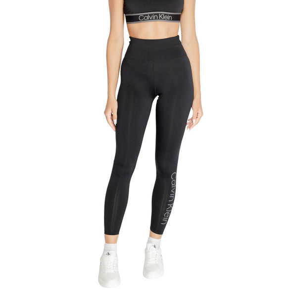 Black Polyester Jeans & Pant