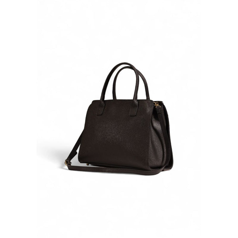 Black Polyester Handbag