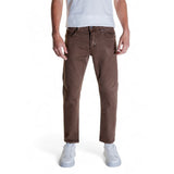 Brown Cotton Jeans & Pant