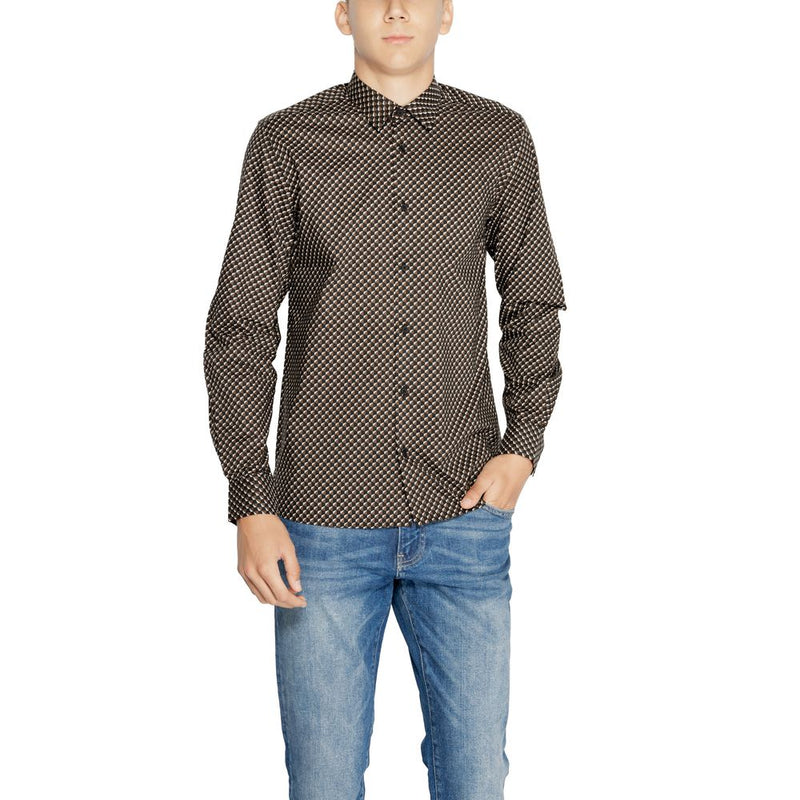 Brown Cotton Shirt