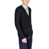 Black Polyester Cardigan