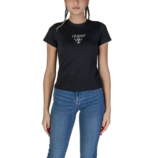 Black Cotton Tops & T-Shirt