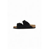 Black Suede Sandal