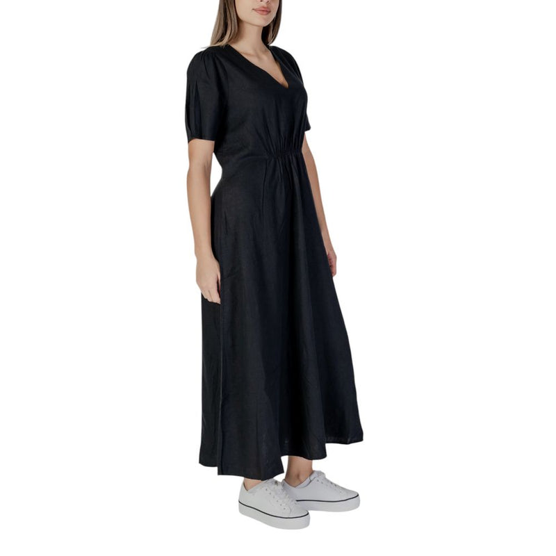 Black Linen Dress