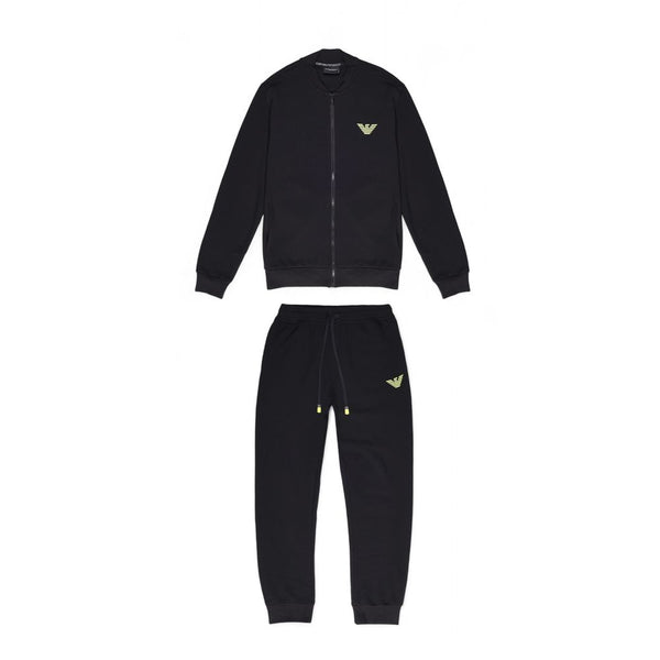 Black Cotton Sweatsuit