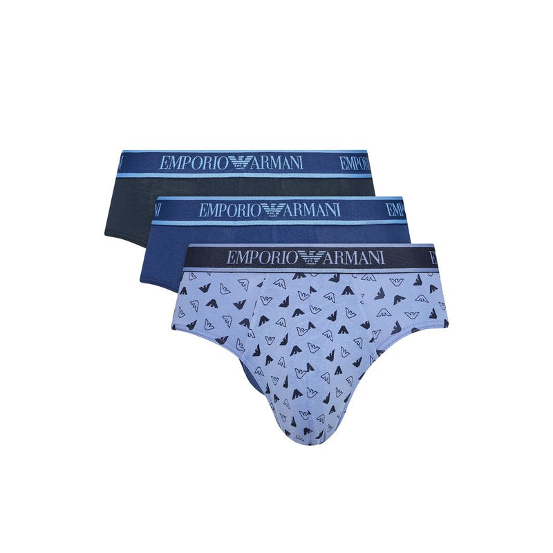 Blue Cotton Underwear