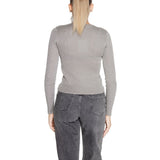 Gray Viscose Tops & T-Shirt