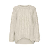 Beige Cotton Sweater