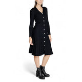 Black Polyester Dress