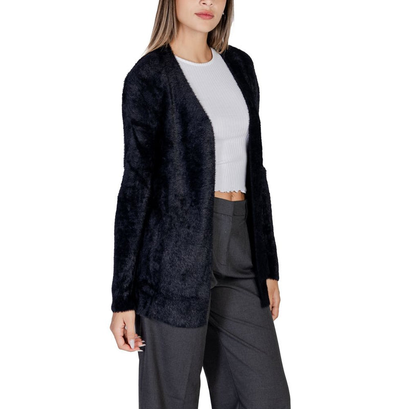 Black Polyamide Cardigan