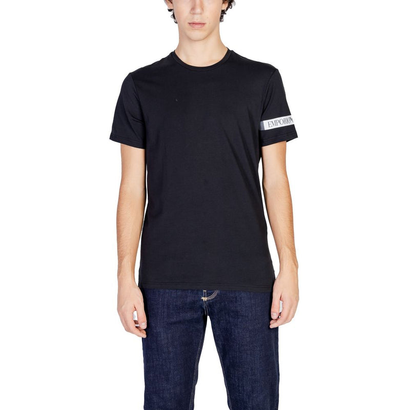 Black Cotton T-Shirt