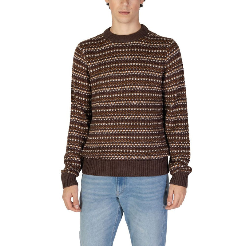 Brown Cotton Sweater