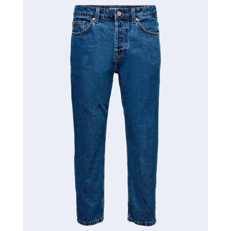 Blue Cotton Jeans & Pant