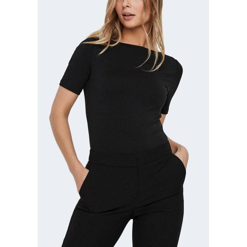 Black Viscose Tops & T-Shirt