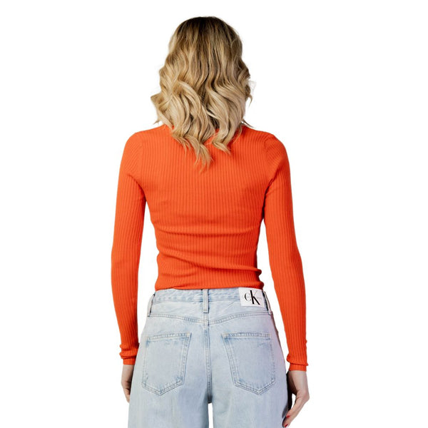 Orange Viscose Tops & T-Shirt