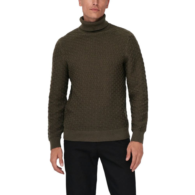 Brown Cotton Sweater