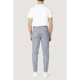 Blue Linen Jeans & Pant