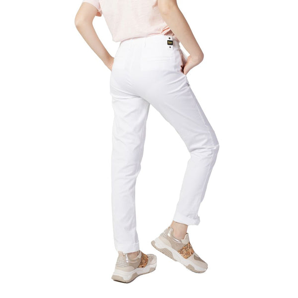 White Cotton Jeans & Pant