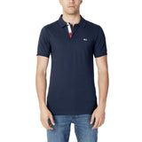 Blue Cotton Polo Shirt