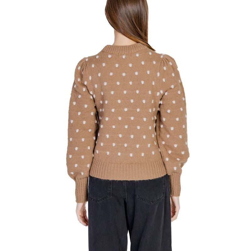 Brown Polyester Sweater