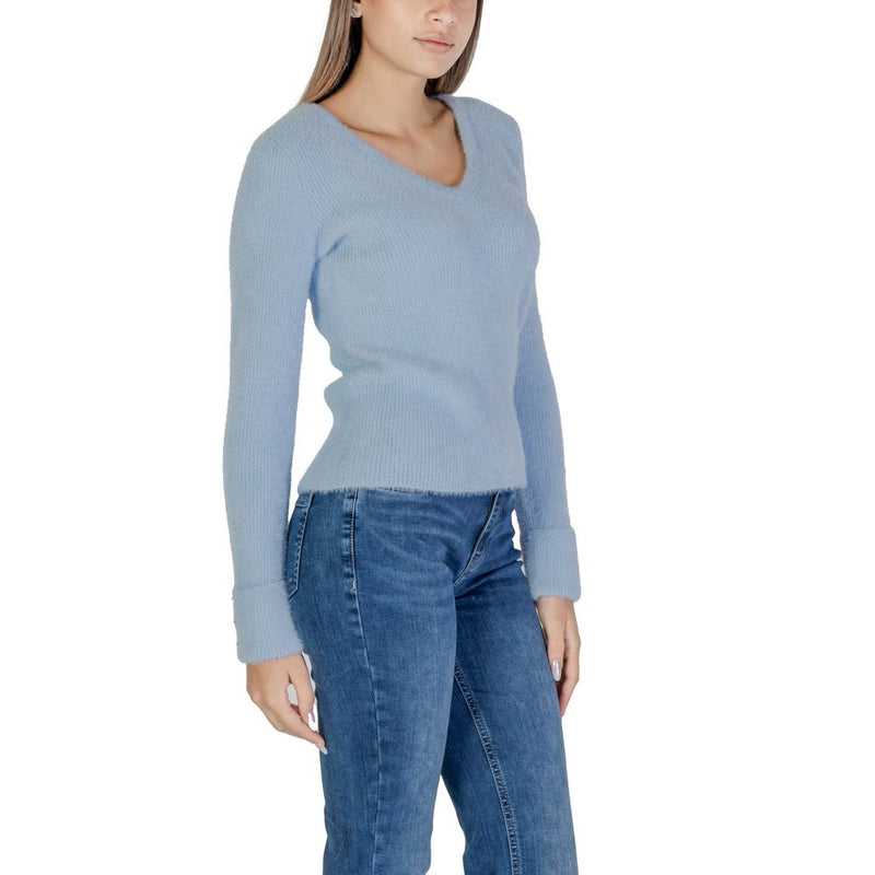 Blue Polyamide Sweater