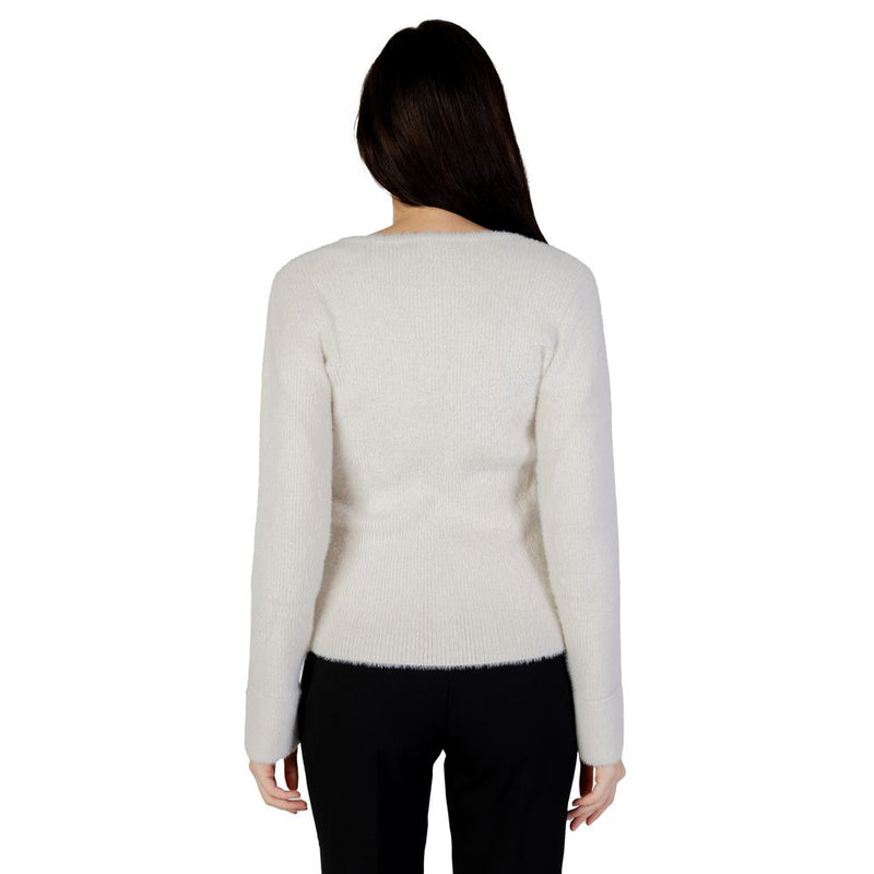 Cream Polyamide Sweater