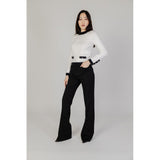 Black Polyester Jeans & Pant