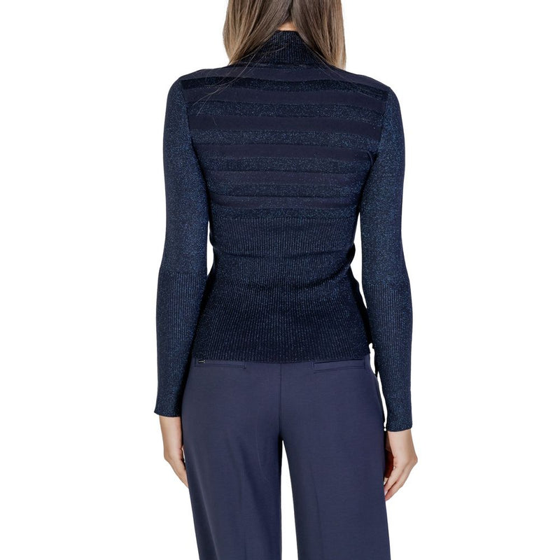 Blue Viscose Sweater