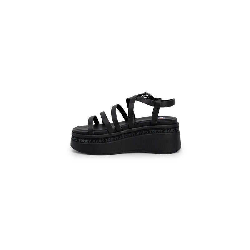 Black Leather Sandal