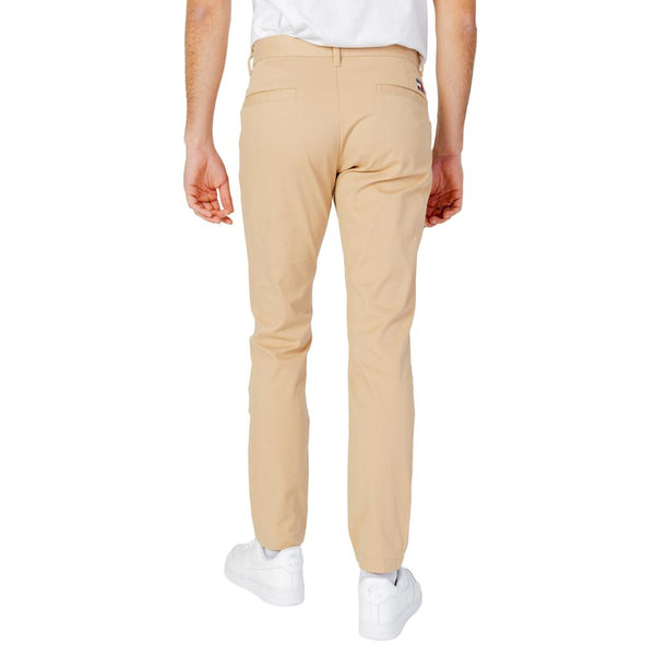 Beige Organic Cotton Jeans & Pant