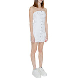 White Cotton Rigenerato Dress