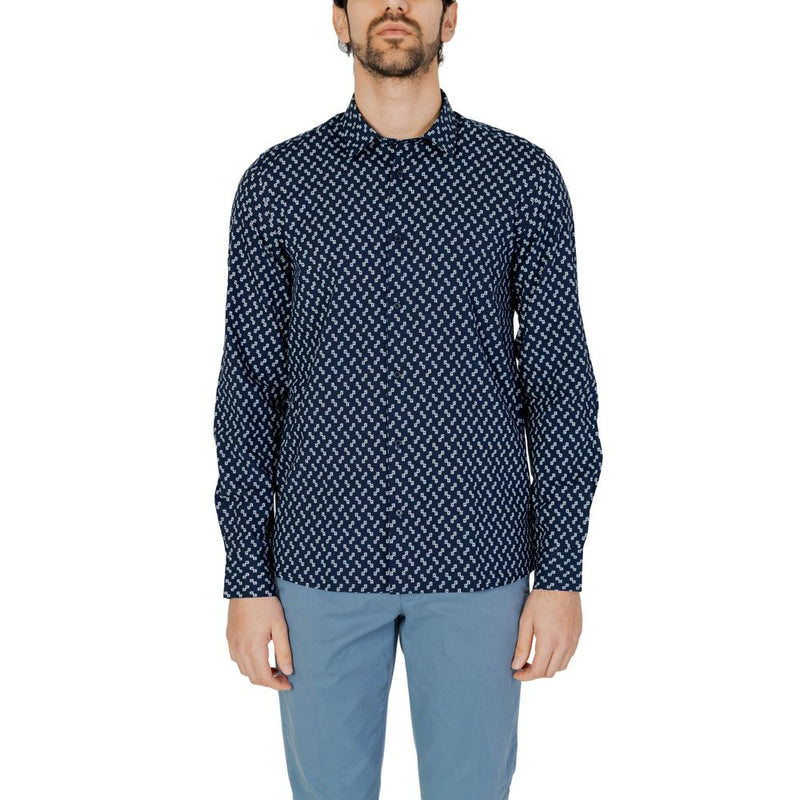 Blue Viscose Shirt