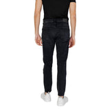 Black Cotton Jeans & Pant